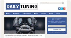 Desktop Screenshot of dailytuning.com
